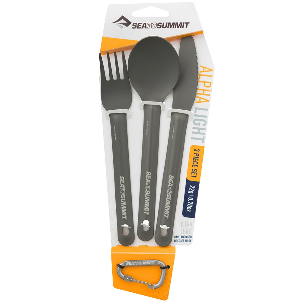 AlphaLight Cutlery Set 3pc (knife, Fork and Spoon)