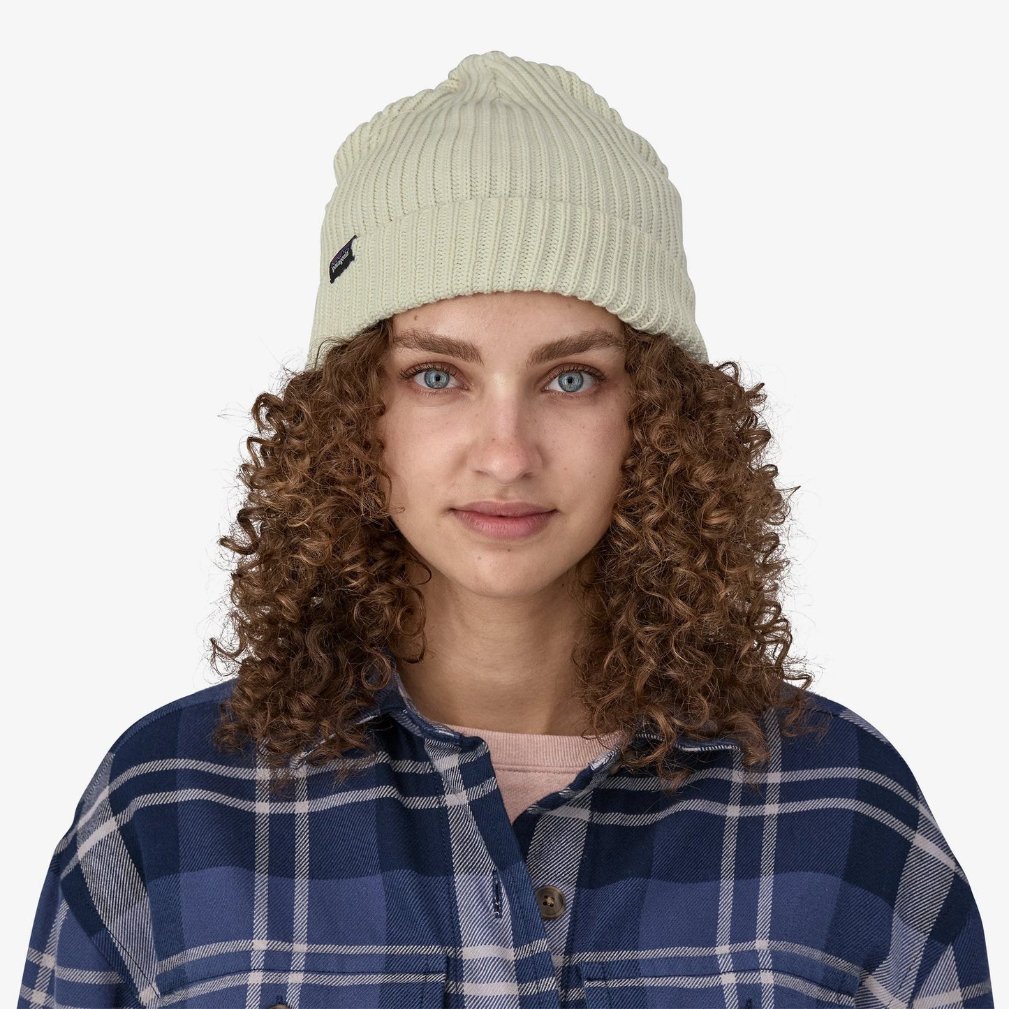 Patagonia Fishermans Rolled Beanie Birch White