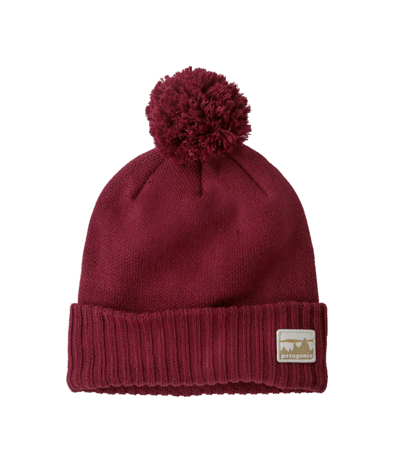 Patagonia Powder Town Beanie 73 Skyline Carmine Red