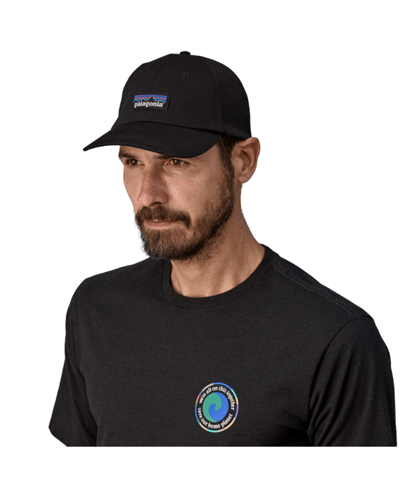 Patagonia P-6 Label Trad Cap Black