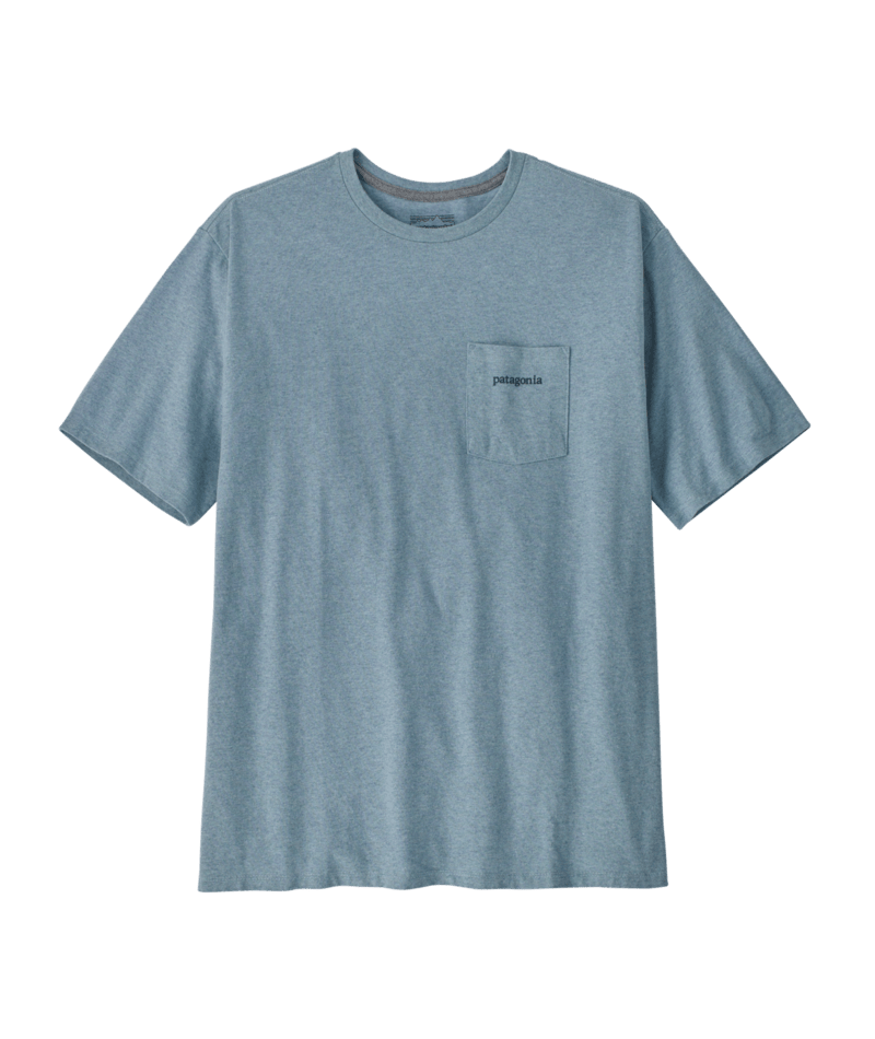 Mens Line Logo Ridge Pocket Responsibili-Tee