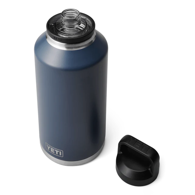 Yeti Rambler 64 oz Bottle Chug Navy