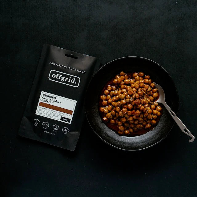 Offgrid Curried Chickpeas - Heat & Eat Meal