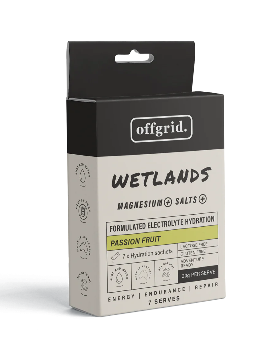 Offgrid Wetlands Hydration Drink - Passionfruit 7 serves