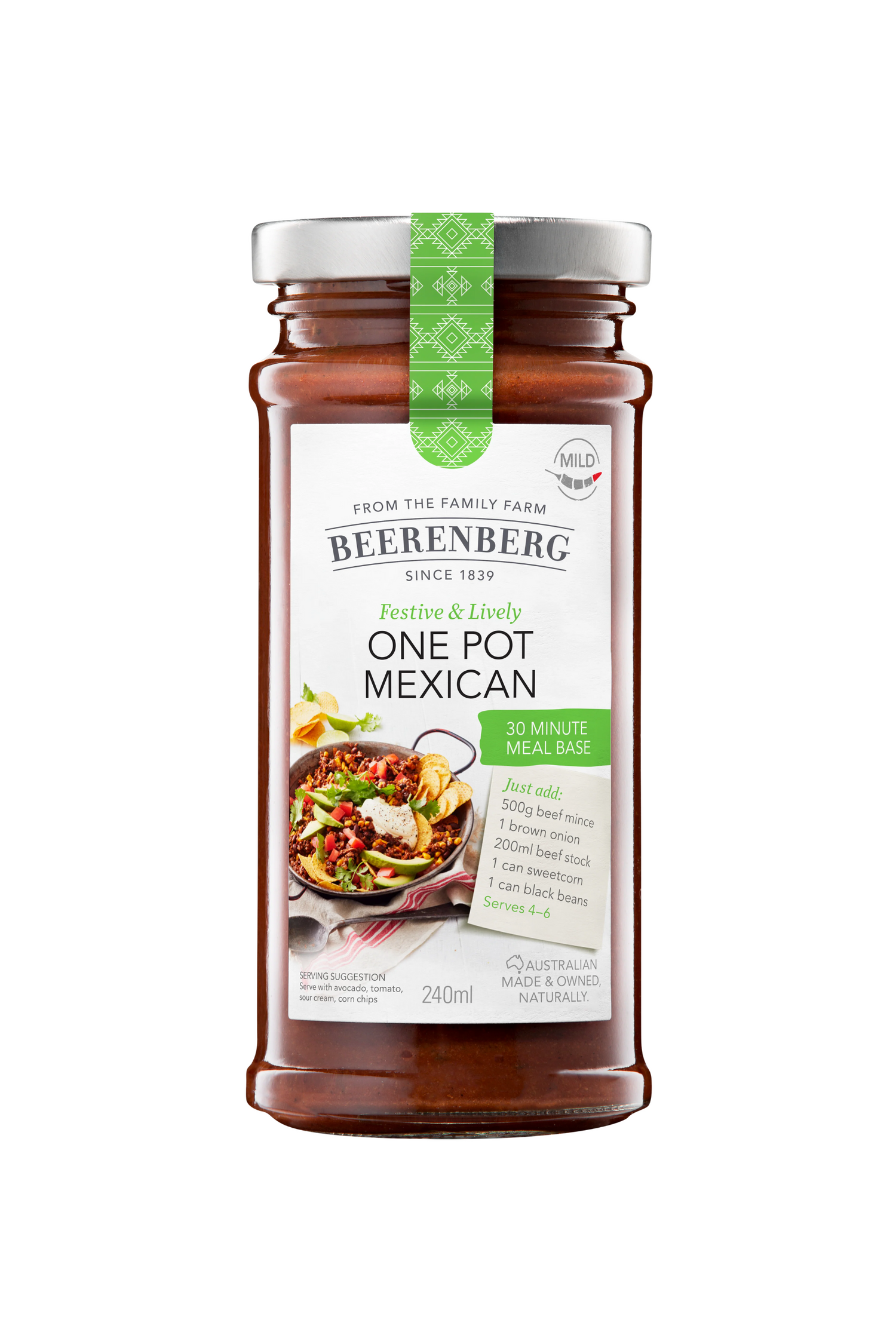 Beerenberg Easy One Pot Mexican Meal Base 240ml