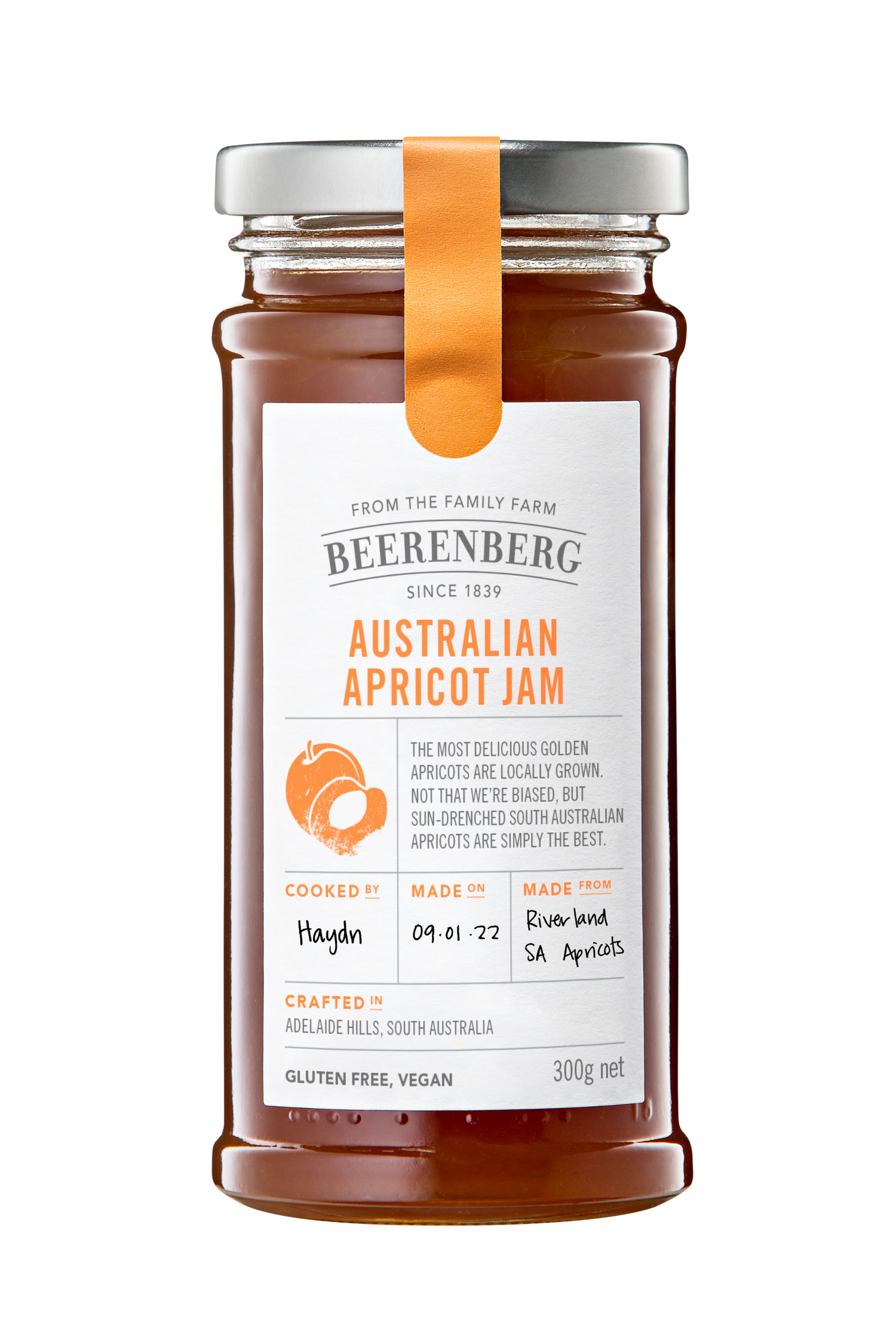 Beerenberg Apricot Jam 300g