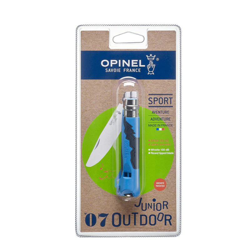 Opinel Outdoor Junior No 07 7.5cm S/s Blue