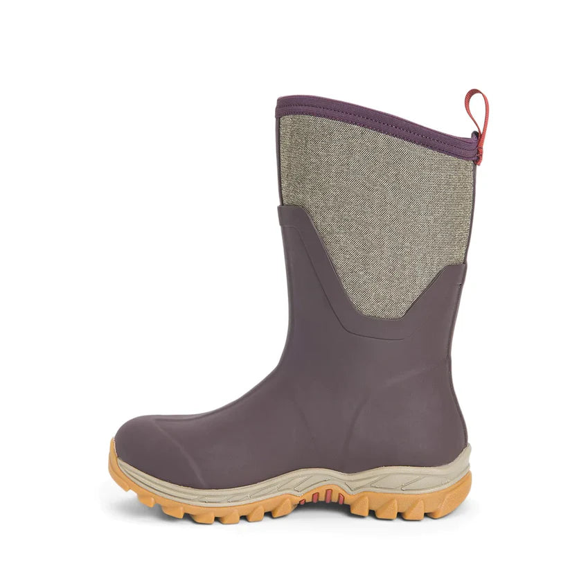 Muck Boots Arctic Sport II Women Mid Wine/Herringbone