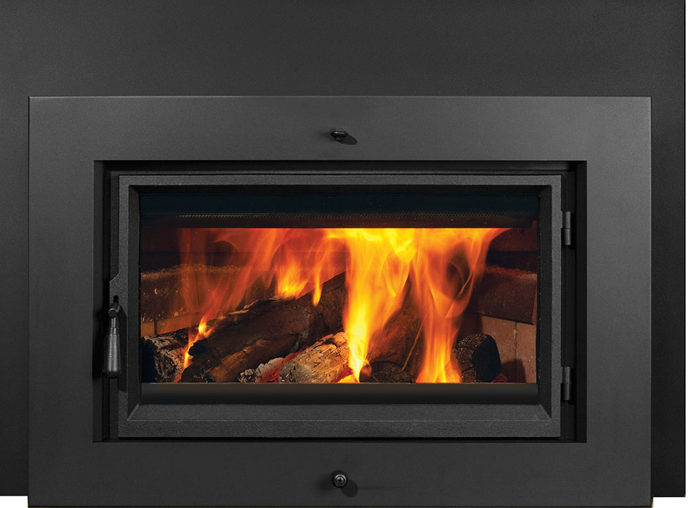 Lopi Flush Wood Large NexGen Firebox (Fan Included) Shadow Box Black Face